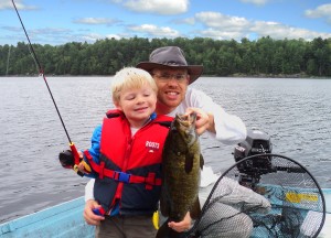Fishing for Bass in Parry Sound