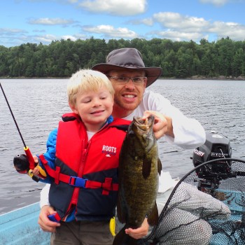 Fishing for Bass in Parry Sound