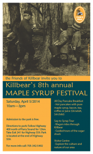 Killbear Park Maple Syrup Festival