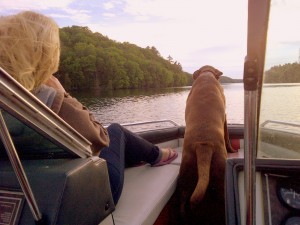 laura and marley  otter lake, parry sound